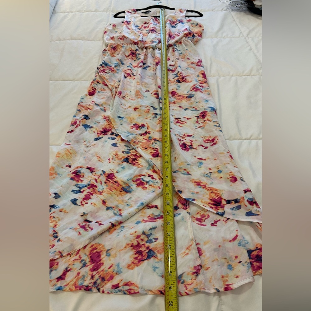 Metaphor Colorful Light Sleeveless Wrap Dress - Picture 5 of 9